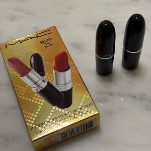 Brand New Two Full Size MAC Lustreglass Lipstick 540 Thanks, It’s M.A.C.